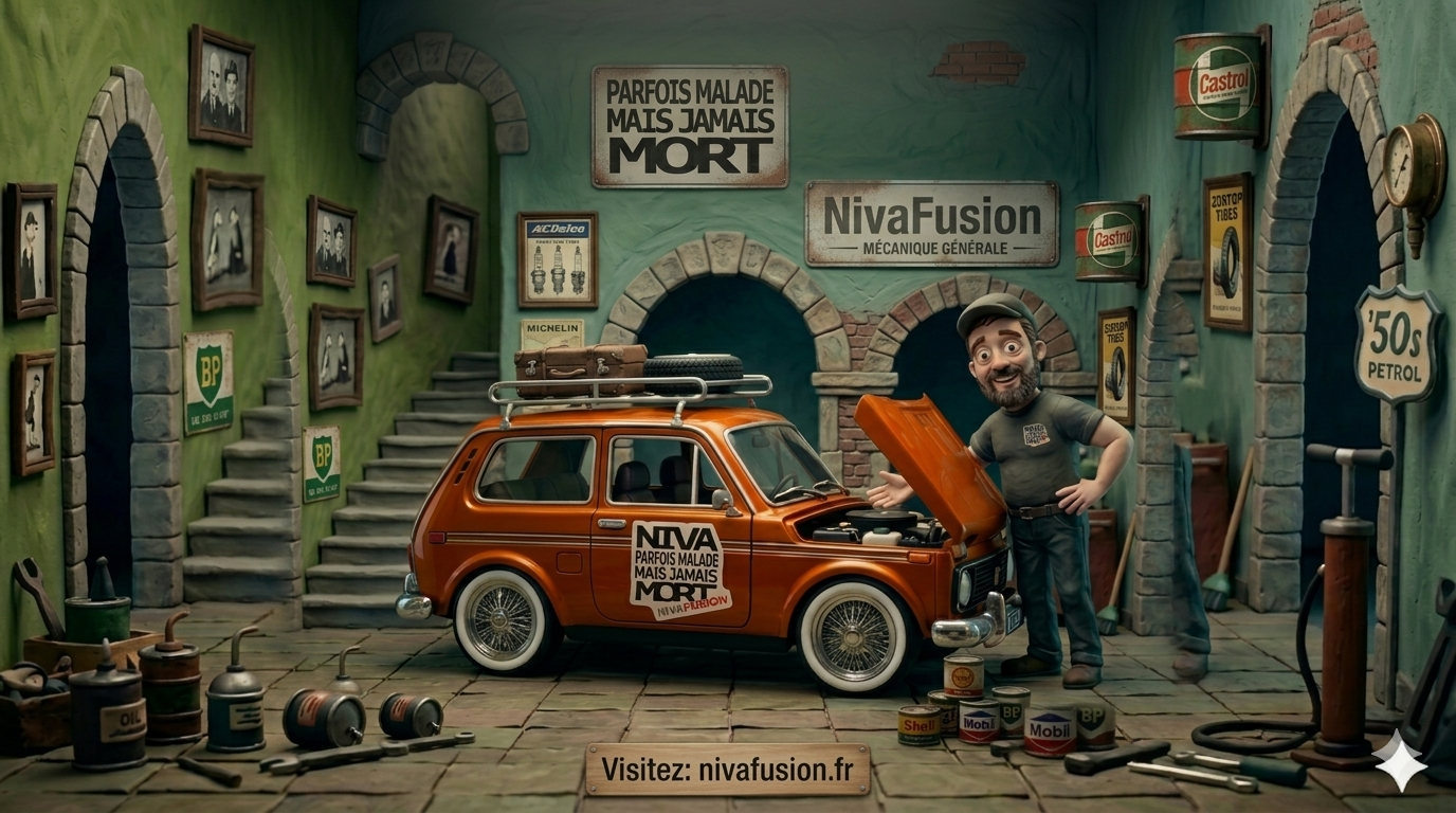 Restauration d'un 4x4 Lada Niva 1600 type 2121 de 1982 - Projet NivaFusion